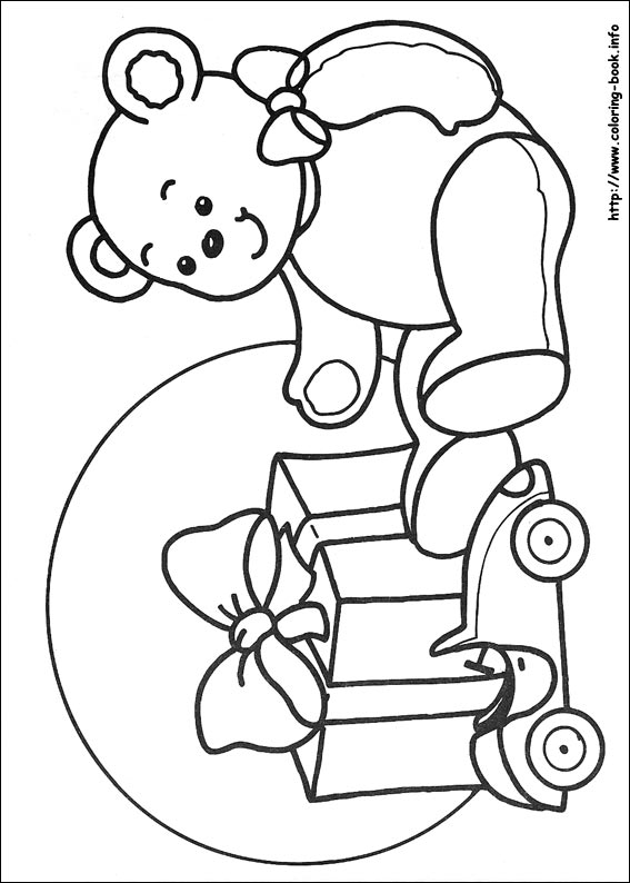 Christmas coloring picture