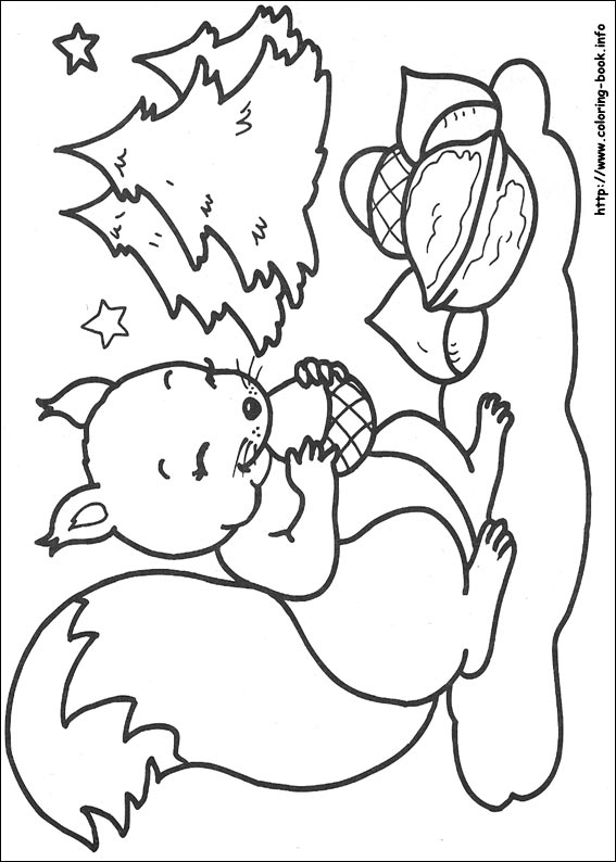 Christmas coloring picture