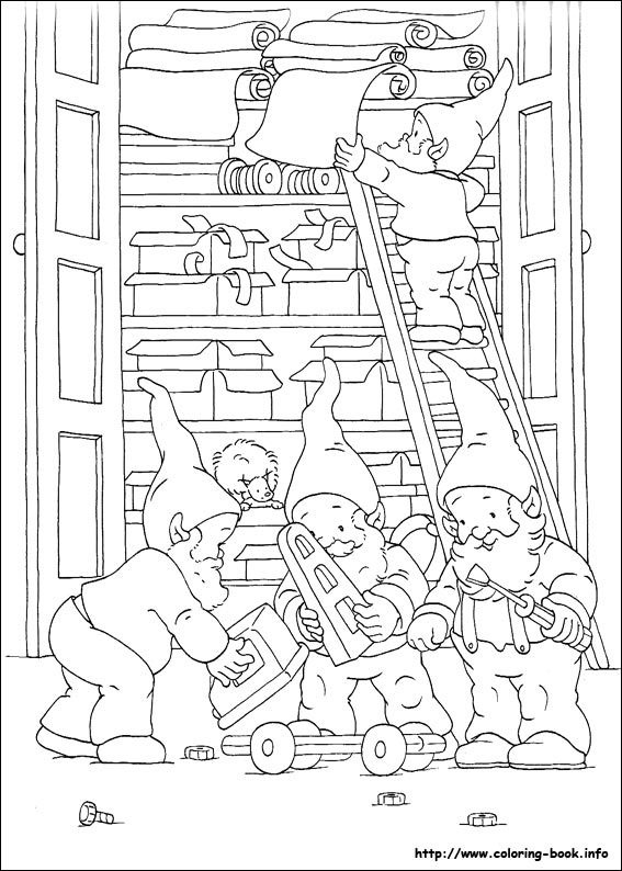 Christmas coloring picture