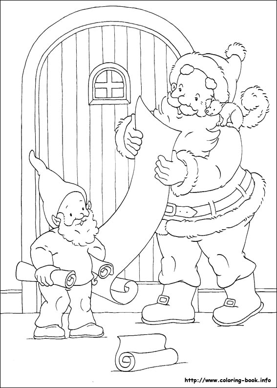 Christmas coloring picture