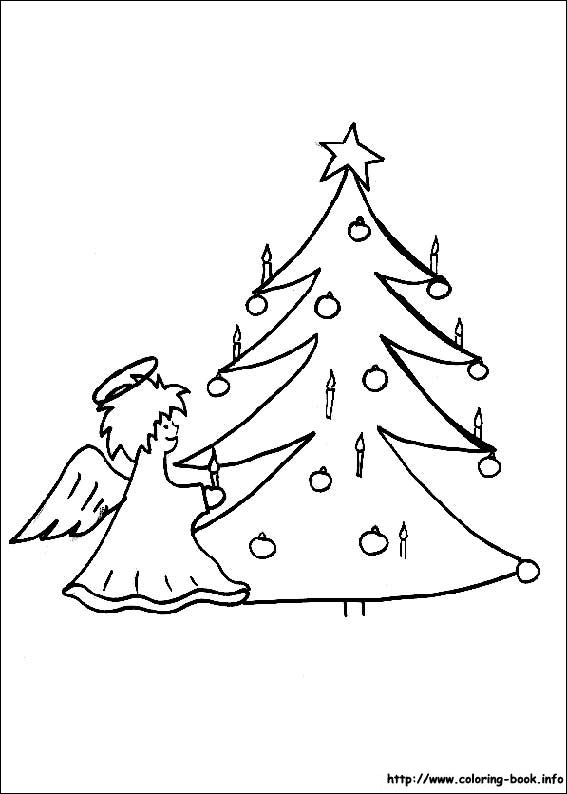 Christmas coloring picture