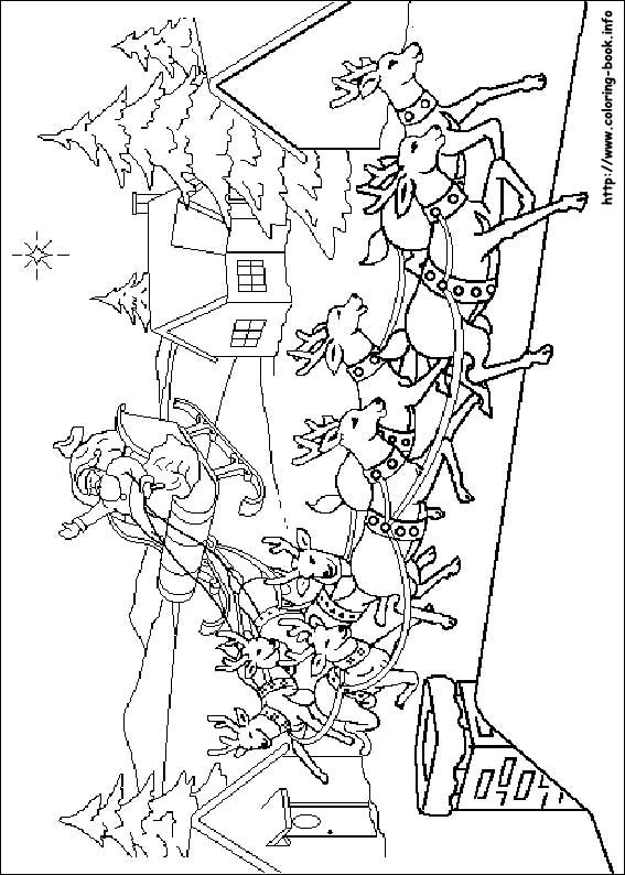 Christmas coloring picture