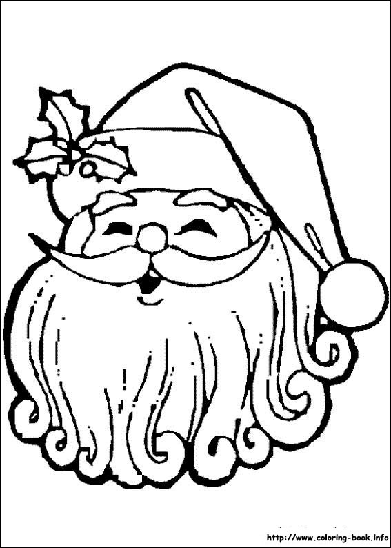 Christmas coloring picture