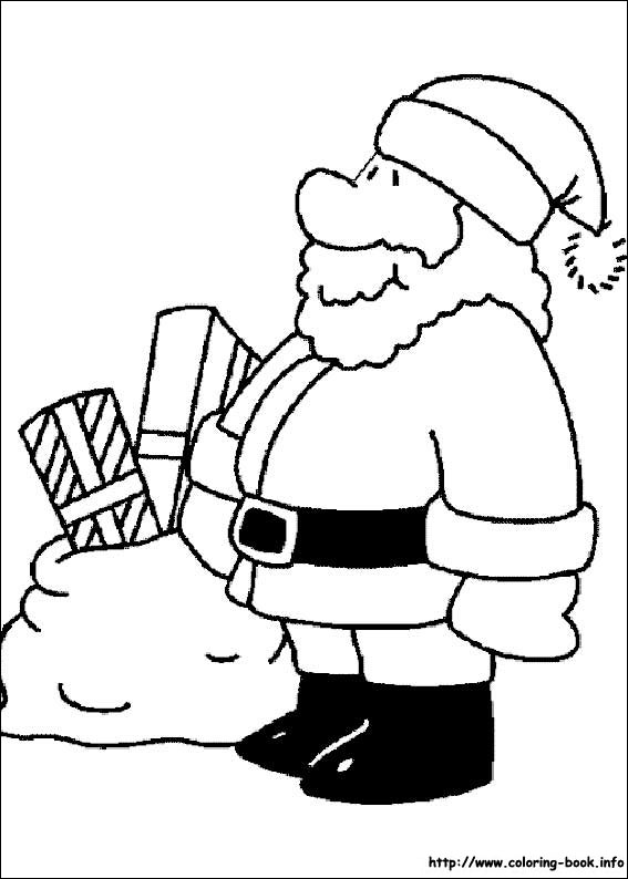 Christmas coloring picture