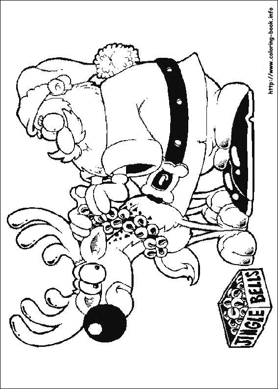 Christmas coloring picture