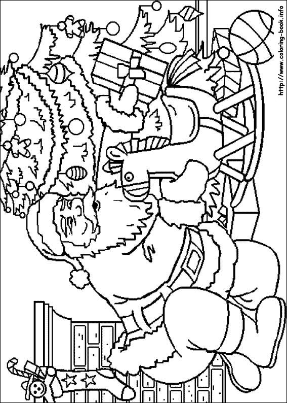 Christmas coloring picture