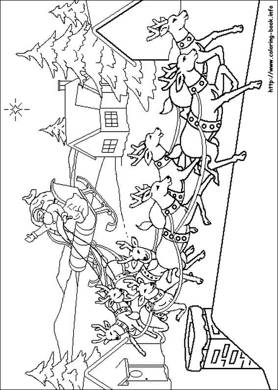 Christmas coloring picture