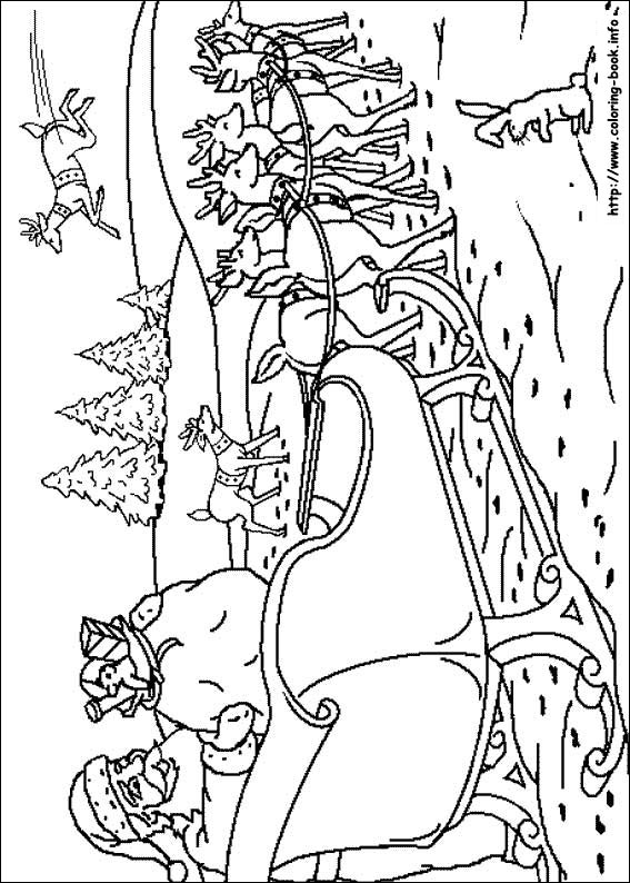 Christmas coloring picture