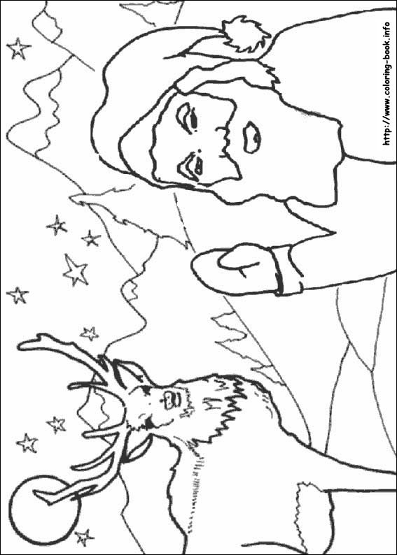 Christmas coloring picture