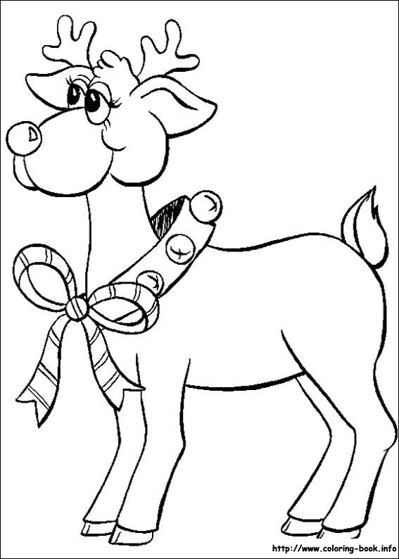 Christmas coloring picture