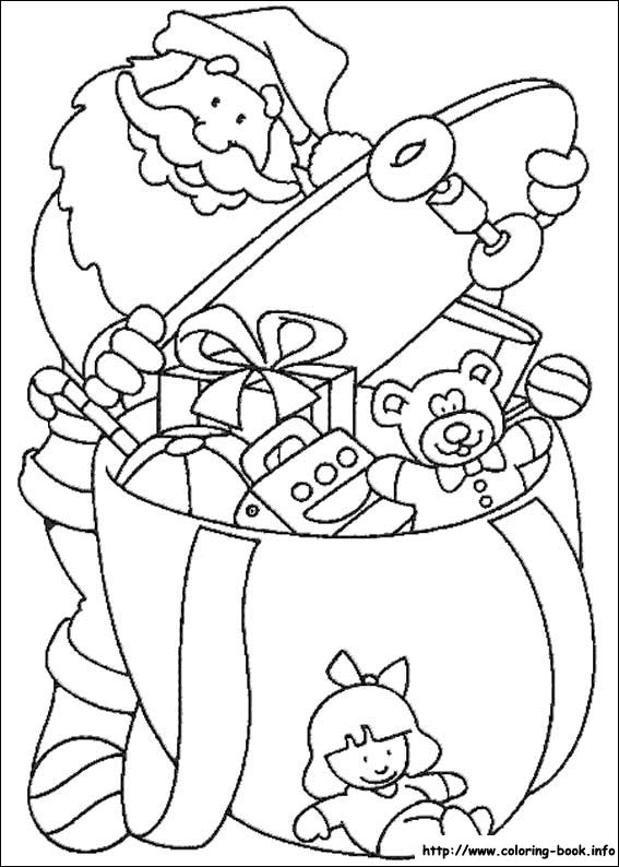 Christmas coloring picture