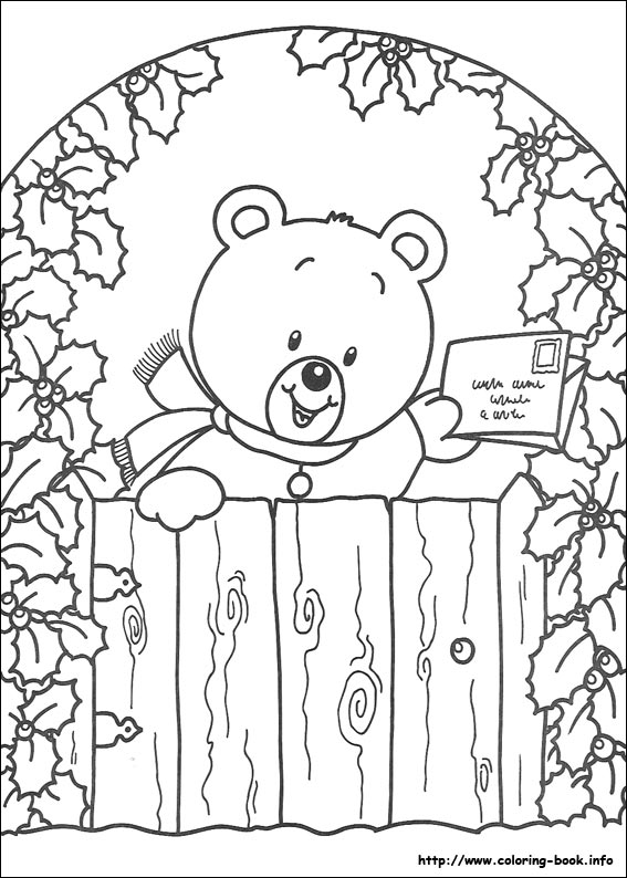 Christmas coloring picture