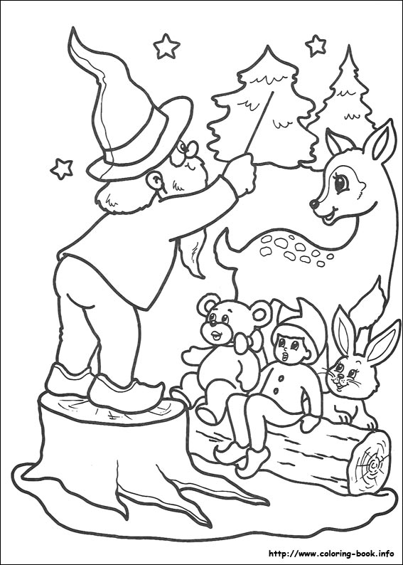 Christmas coloring picture