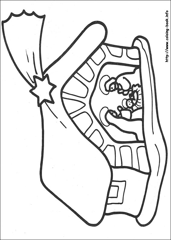 Christmas coloring picture