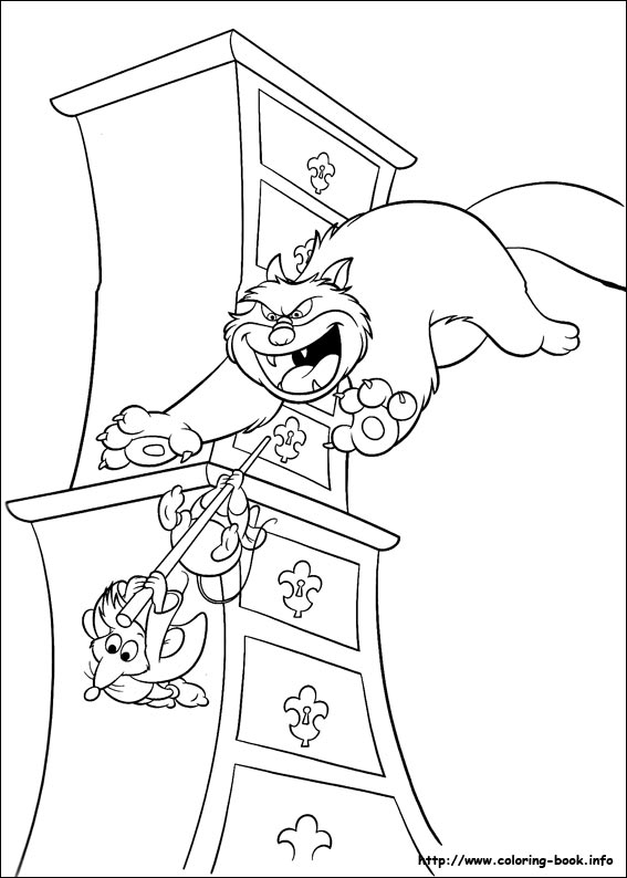 Cinderella coloring picture