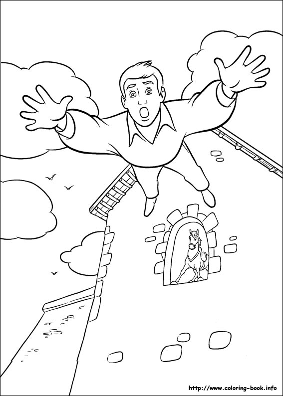 Cinderella coloring picture