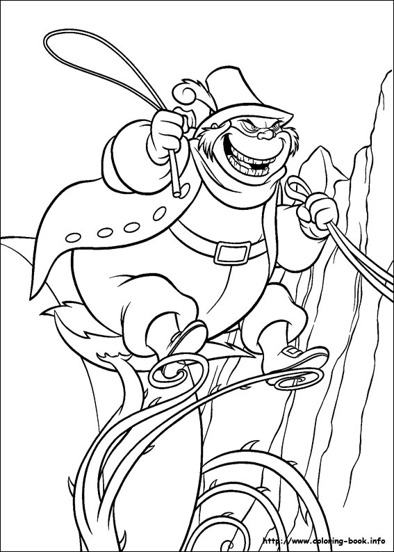 Cinderella coloring picture