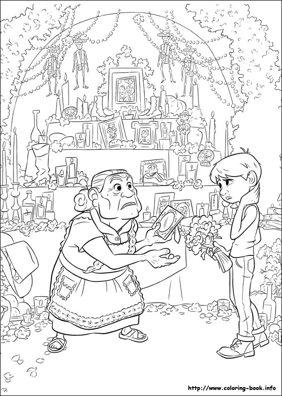 Coco coloring picture