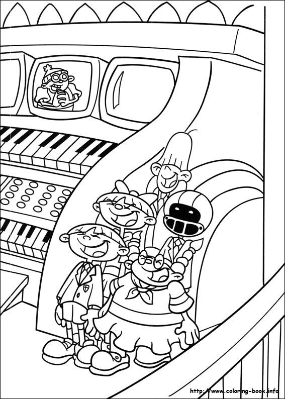 Codename: Kids Next Door coloring picture