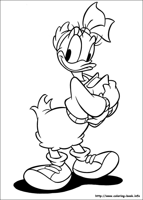 Daisy coloring picture