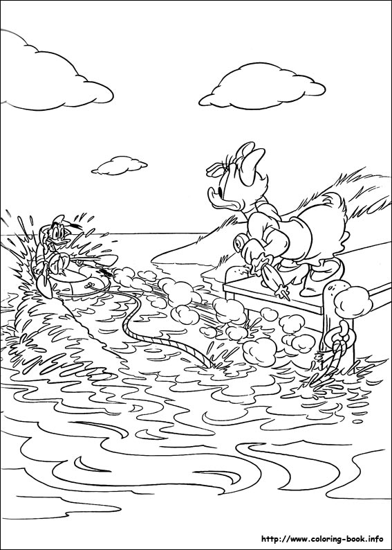 Daisy coloring picture