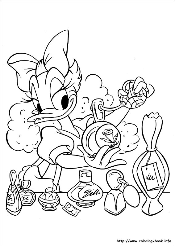 Daisy coloring picture