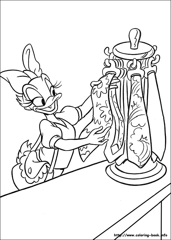 Daisy coloring picture