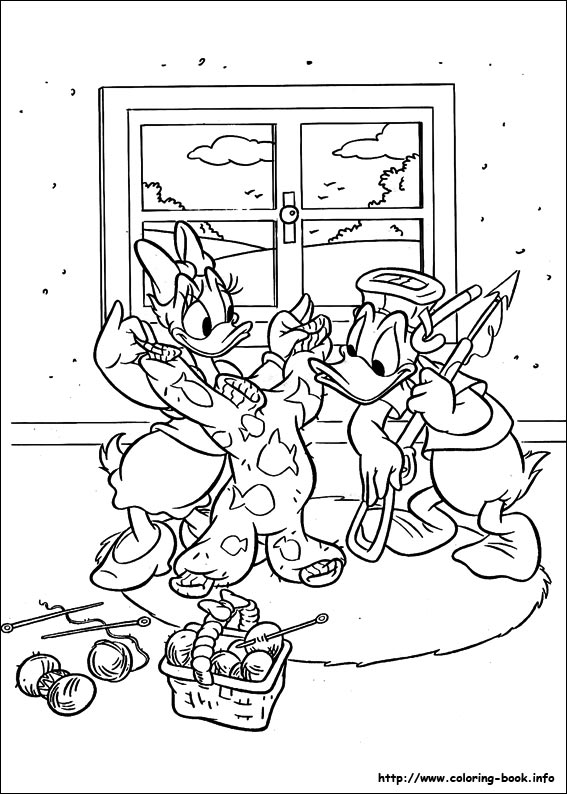 Daisy coloring picture