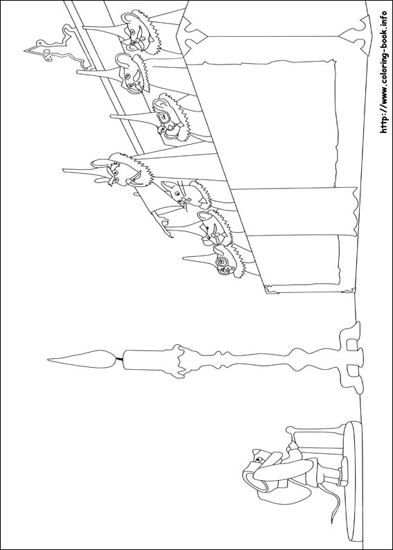 The tale of Despereaux coloring picture