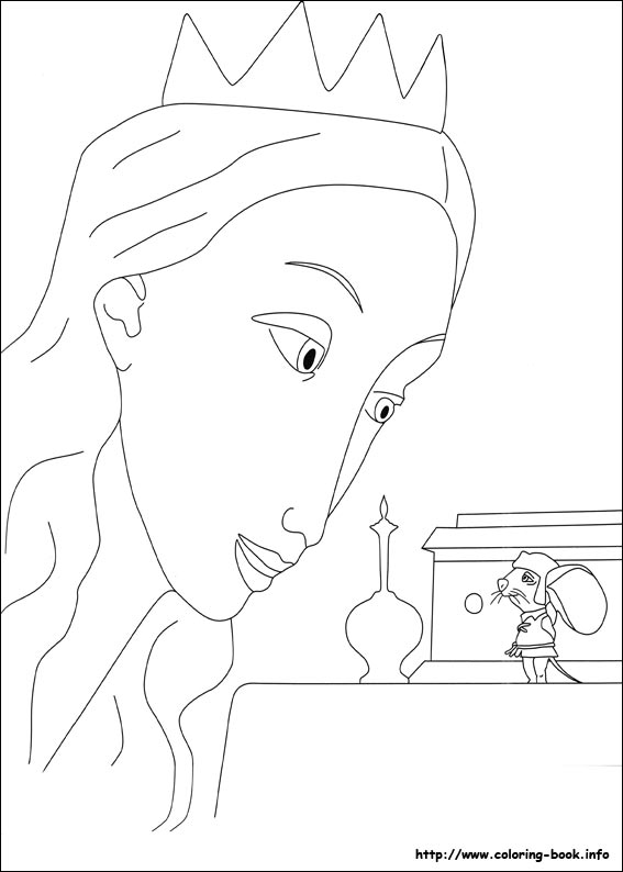 The tale of Despereaux coloring picture