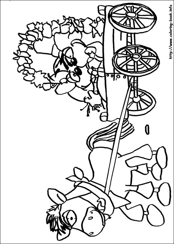 Diddl coloring picture