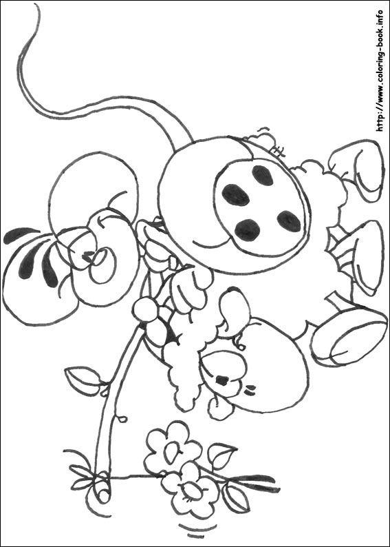 Diddl coloring picture