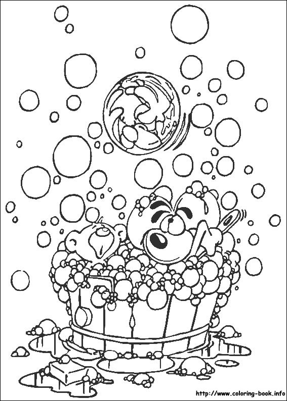 Diddl coloring picture