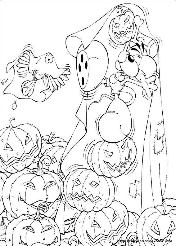 Diddl coloring picture