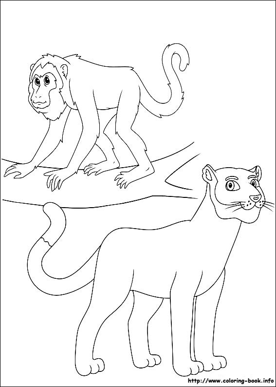 Go, Diego, go! coloring picture