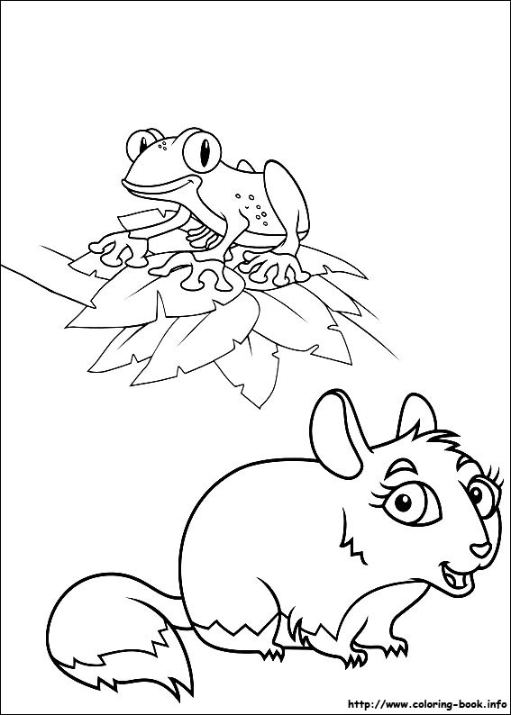 Go, Diego, go! coloring picture