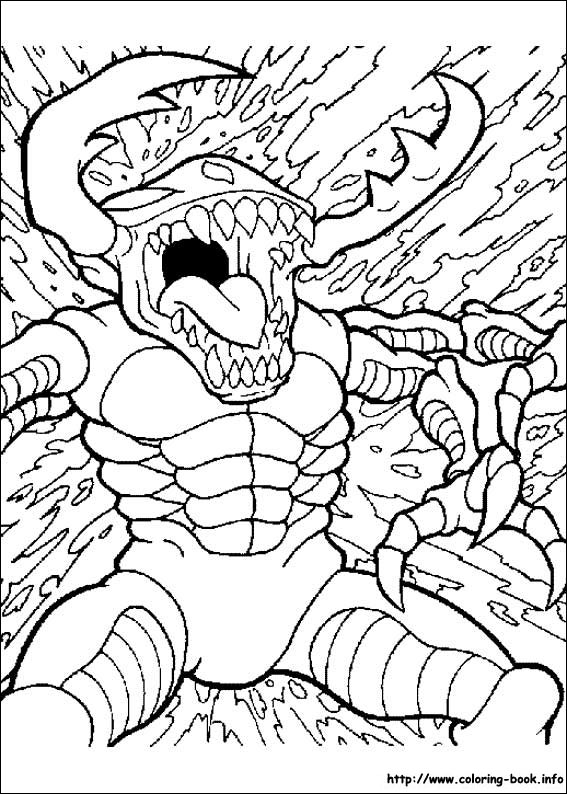 Digimon coloring picture