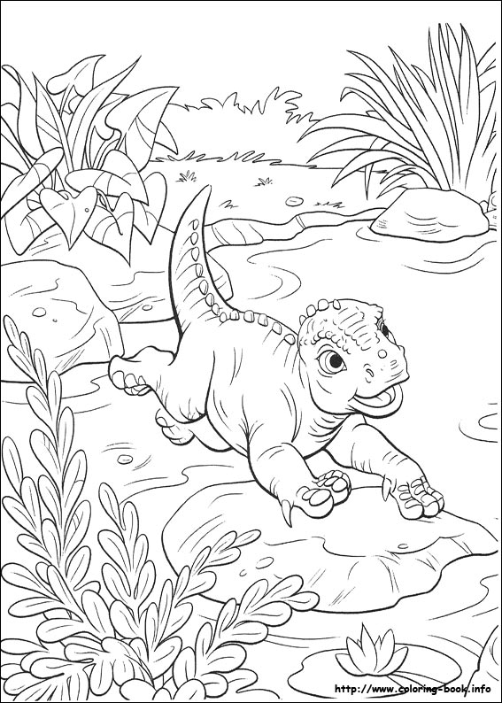 Dinosaure coloring picture