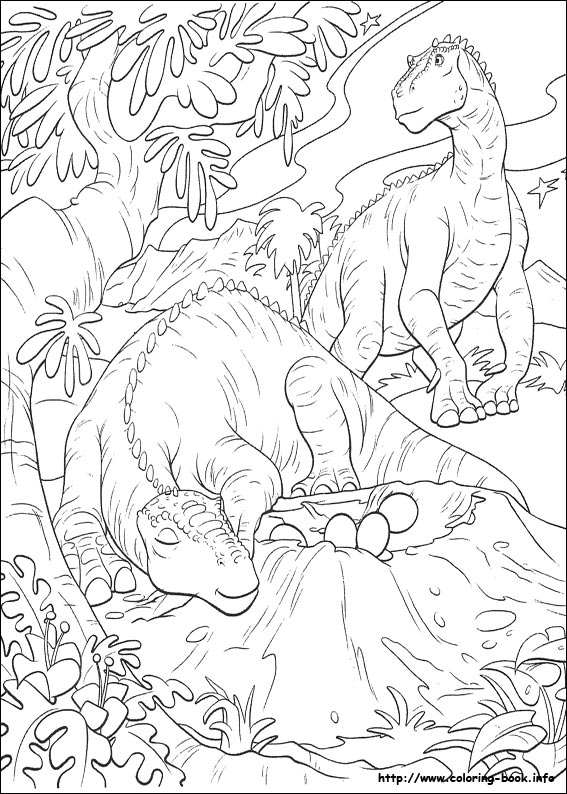 Dinosaure coloring picture