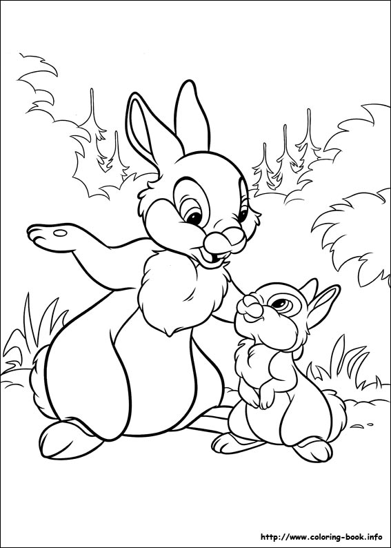 Disney Bunnies coloring picture