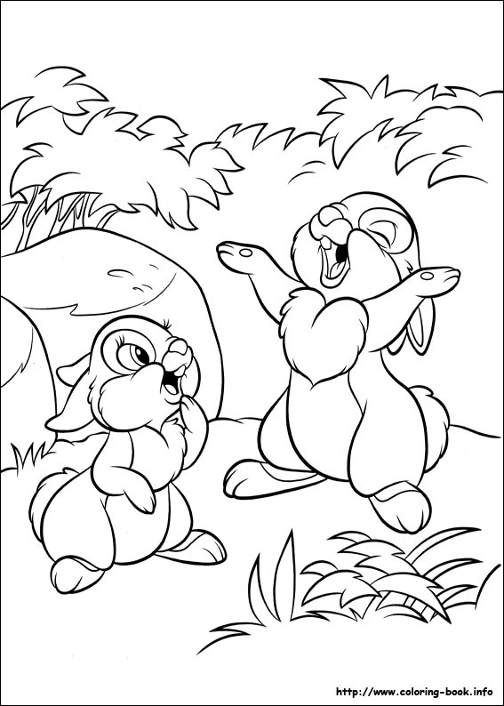 Disney Bunnies coloring picture