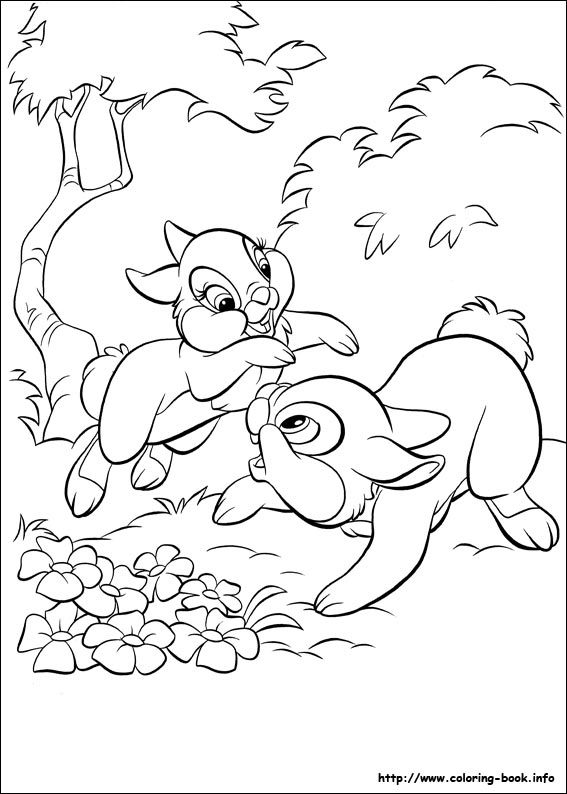 Disney Bunnies coloring picture