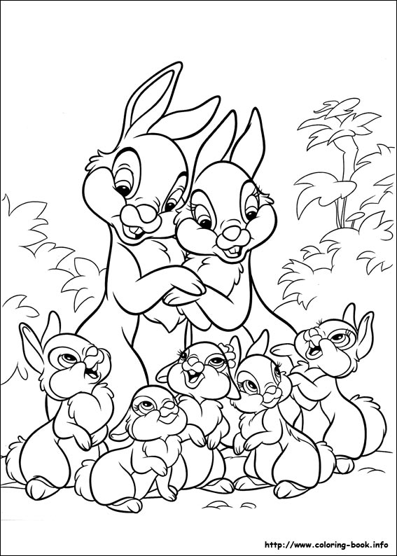 Disney Bunnies coloring picture