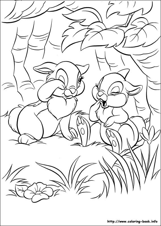 Disney Bunnies coloring picture