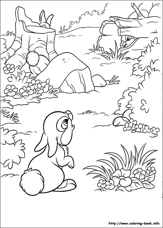 Disney Bunnies coloring picture