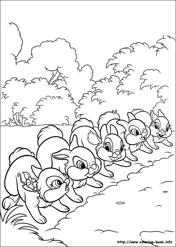 Disney Bunnies coloring picture