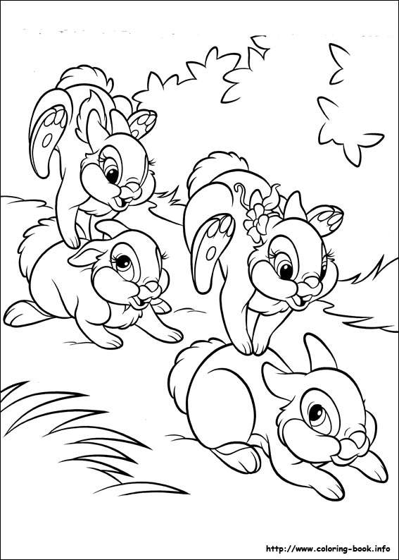 Disney Bunnies coloring picture