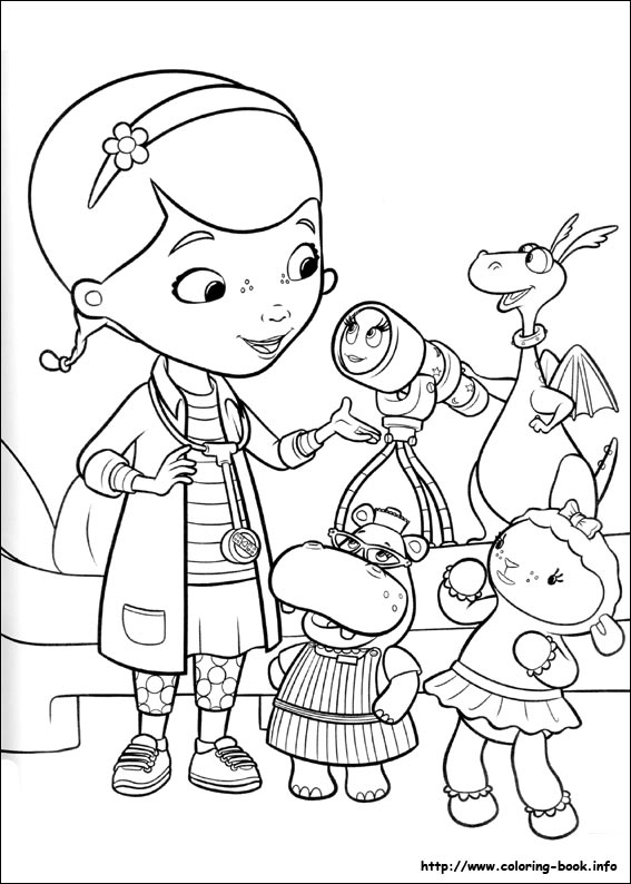 Doc McStuffins coloring picture