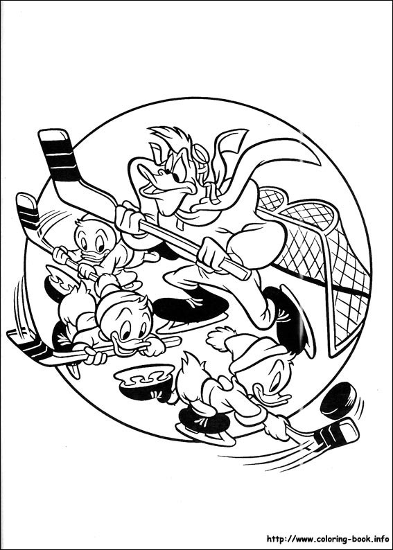 Donald coloring picture