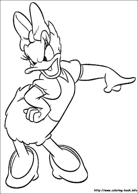 Donald coloring picture